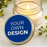 Blue Mason Jar Candles