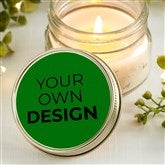 Green Mason Jar Candles