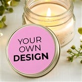 Pastel Pink Mason Jar Candles