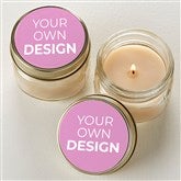 Pastel Pink Mason Jar Candles