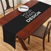 Black Table Runner