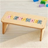 Medium Pink Name Stool