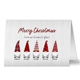 Gnome Christmas Personalized Christmas Cards  - 37122