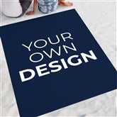 Navy Blue Beach Blanket