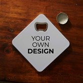 Grey Bottle Opener Coaster