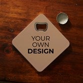 Tan Bottle Opener Coaster