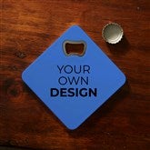 Blue Bottle Opener Coaster