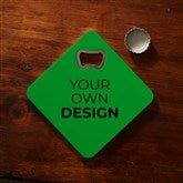 Green Bottle Opener Coaster