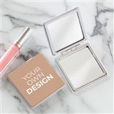 Tan Compact Mirror