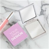 Pastel Pink Compact Mirror