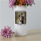 White Flower Vase