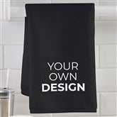 Black Hand Towel