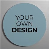 Slate Blue Round Sign