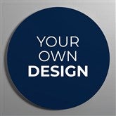 Navy Blue Round Sign