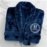 Navy Fleece Robe- 47