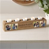 5pc Wood Tea Light Holder