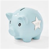 Ceramic Piggy Bank Blue