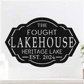 Lake House Sign-Black