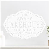 Lake House Sign-White