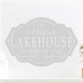 Lake House Sign-Silver
