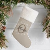 Ivory Fur Stocking