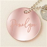 Rose Gold  Acrylic Keychain