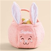 Bunny Basket Pink Standing Ear