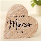 Wedding Large Wood Heart