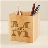 Wood Pencil Holder