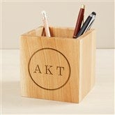 Wood Pencil Holder