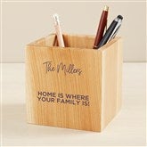 Wood Pencil Holder