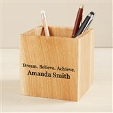 Wood Pencil Holder