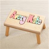 2 Name Pastel Stool