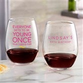 21oz. Stemless Wine Glass