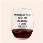 21oz. Stemless Wine Glass