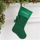 Green Sherpa Stocking