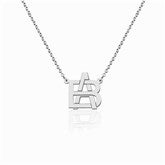 Silver Initial Necklace