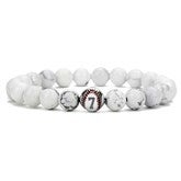 White Bead Bracelet