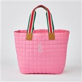 Quilted Travel Tote - Pink