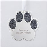 Pet Paw Ornament