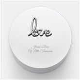 Silver Love Keepsake Box