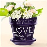 Purple Flower Pot