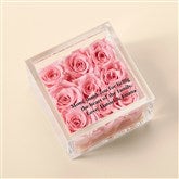 Pink Rose Keepsake Box