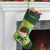 Boy Elf Stocking