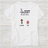 Personalized Mom & Grandma T-Shirts - Reasons Why Family Characters