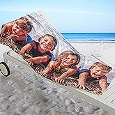 Personalized Photo Beach Towel - Photo Collage - 16537