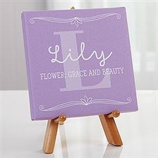 Personalized Canvas Prints for Her - Name Meaning - 16629
