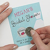 Personalized Bridal Shower Scratch Off Game - The Dress - 16833