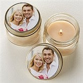 Personalized Mason Jar Candle Favors - You Picture It! - 16909