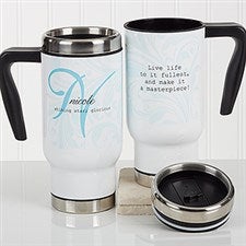 Notable Name Personalized Travel Mug